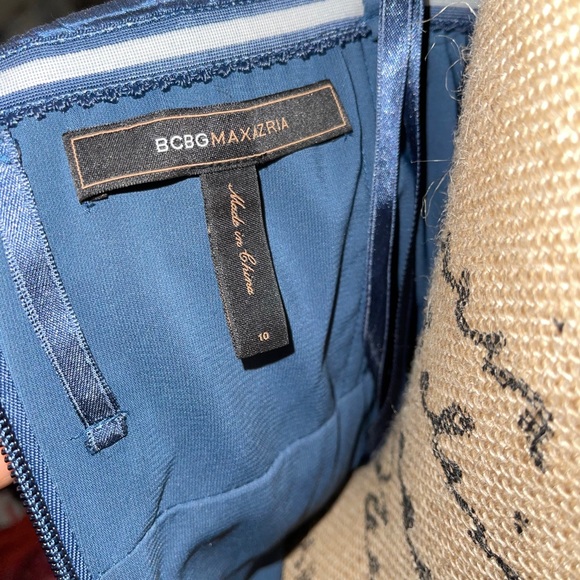 BCBG MAXAZRIA Strapless Blue Dress - Picture 3 of 7